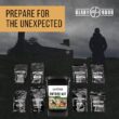 Ready Hour Emergency Meal Entrées, Real Non-Perishable Meals, 25-Year Shelf Life, Portable Flood-Safe Container, 120 Servings Ready Hour Emergency Meal Entrées, Real Non-Perishable Meals, 25-Year Shelf Life, Portable Flood-Safe Container, 120 Servings