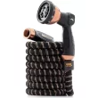 Pocket Hose Copper Bullet Expandable Garden Hose 50 FT with Thumb Spray Nozzle
