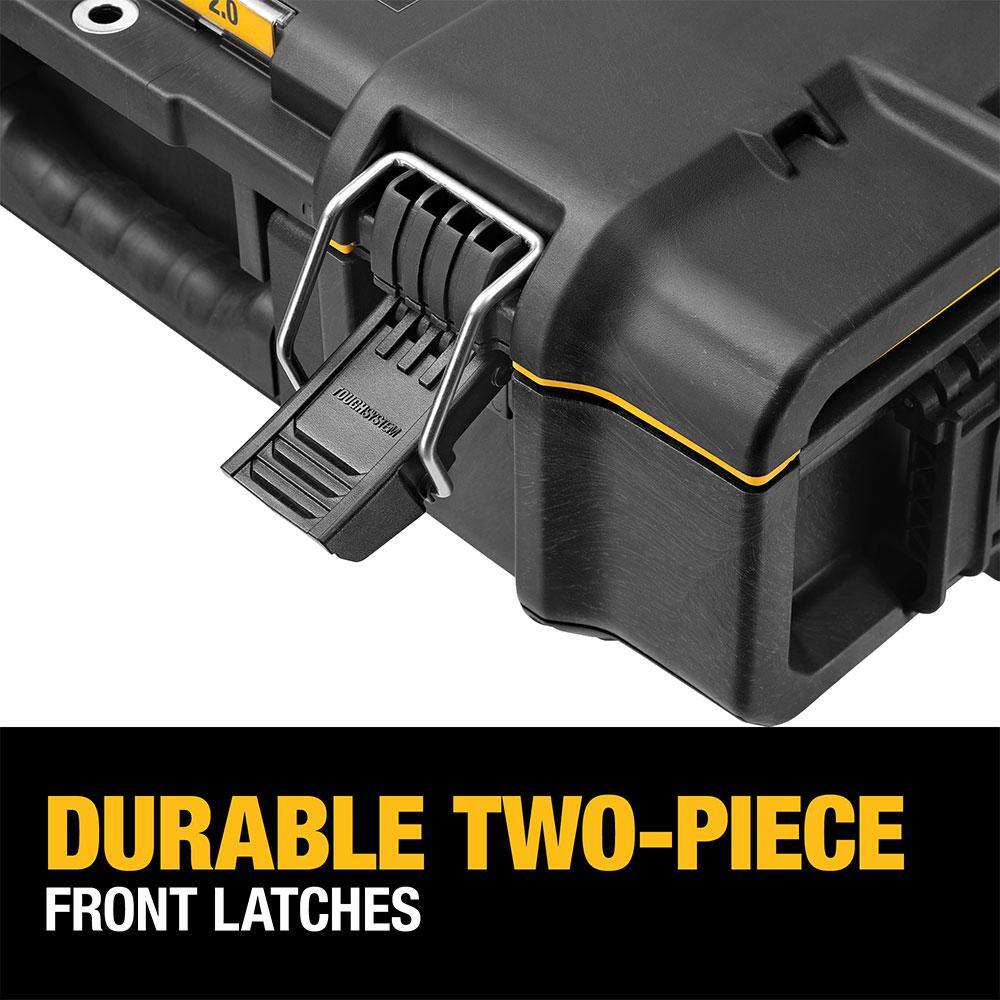 DEWALT TOUGHSYSTEM 2.0 22 in. Small Tool Box and TOUGHSYSTEM 2.0 Deep Tool Tray DEWALT TOUGHSYSTEM 2.0 22 in. Small Tool Box and TOUGHSYSTEM 2.0 Deep Tool Tray - Image 7