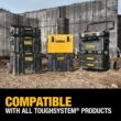 DEWALT TOUGHSYSTEM 2.0 22 in. Small Tool Box and TOUGHSYSTEM 2.0 Deep Tool Tray DEWALT TOUGHSYSTEM 2.0 22 in. Small Tool Box and TOUGHSYSTEM 2.0 Deep Tool Tray