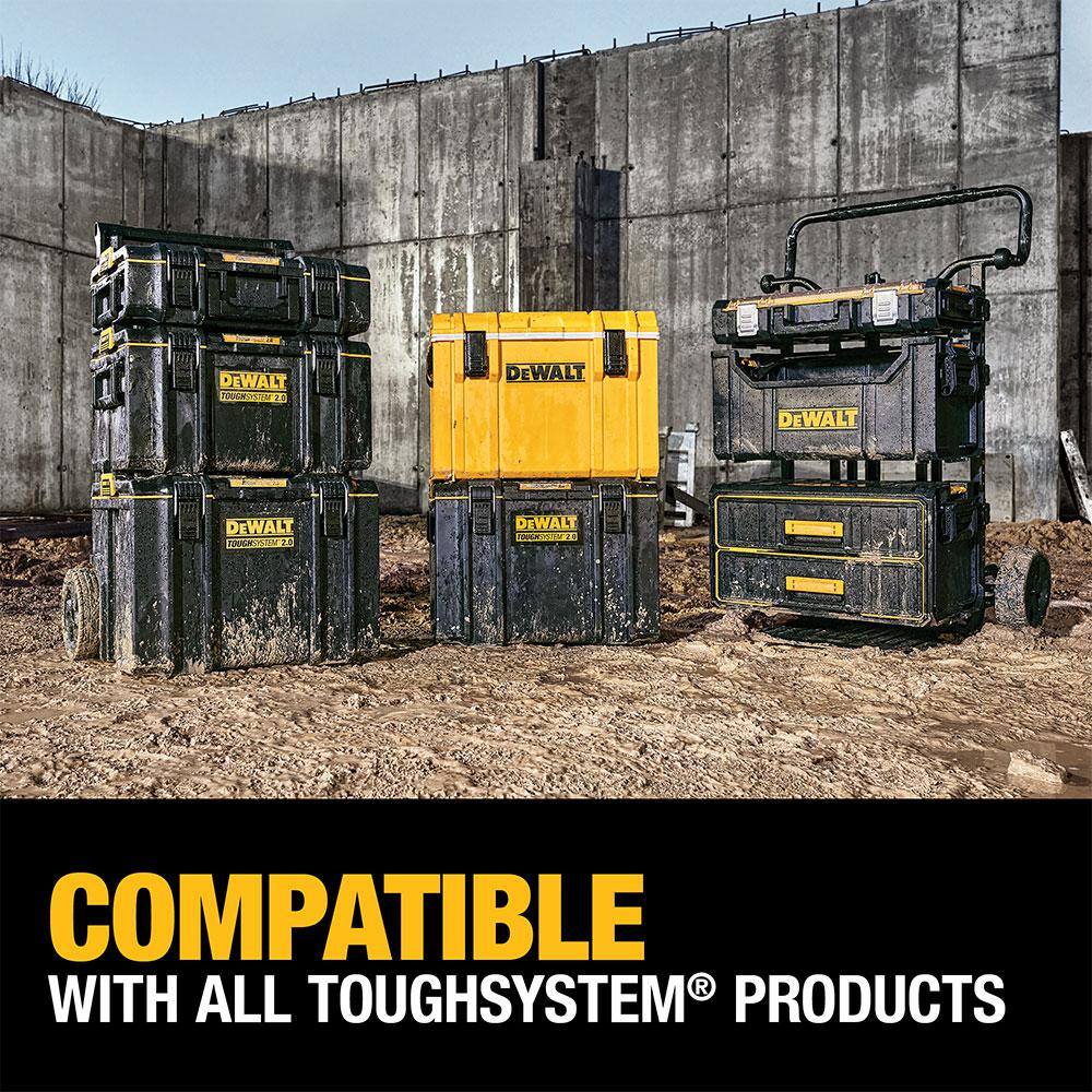 DEWALT TOUGHSYSTEM 2.0 22 in. Small Tool Box and TOUGHSYSTEM 2.0 Deep Tool Tray DEWALT TOUGHSYSTEM 2.0 22 in. Small Tool Box and TOUGHSYSTEM 2.0 Deep Tool Tray - Image 8