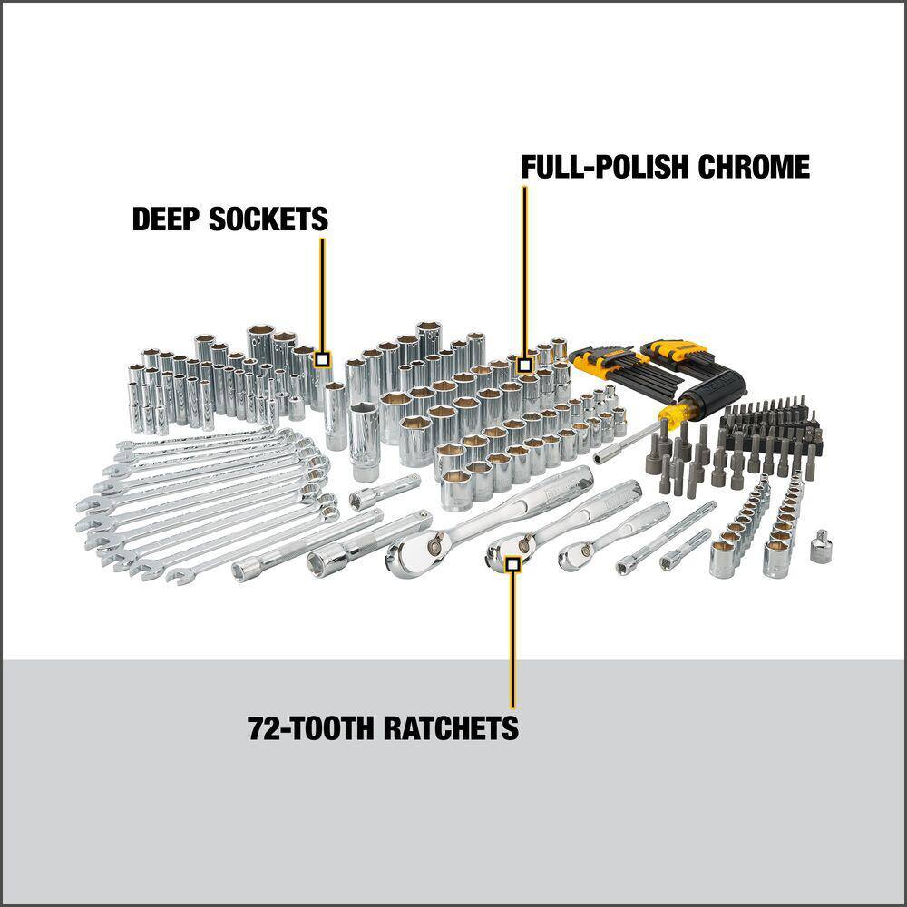 DEWALT DWMT81534 Mechanics Tool Set (205-Piece) DEWALT DWMT81534 Mechanics Tool Set (205-Piece) - Image 11