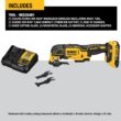 DEWALT ATOMIC 20V MAX Cordless Brushless Oscillating Multi Tool with (1) 20V 2.0Ah Battery and Charger