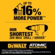 DEWALT DCD794B ATOMIC 20-Volt MAX Brushless Cordless 1/2 in. Drill Driver (Tool-Only) DEWALT DCD794B ATOMIC 20-Volt MAX Brushless Cordless 1/2 in. Drill Driver (Tool-Only)