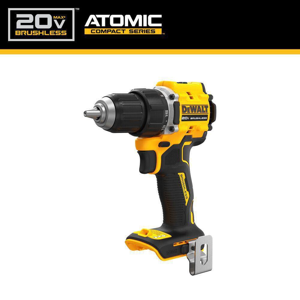 DEWALT DCD794B ATOMIC 20-Volt MAX Brushless Cordless 1/2 in. Drill Driver (Tool-Only) DEWALT DCD794B ATOMIC 20-Volt MAX Brushless Cordless 1/2 in. Drill Driver (Tool-Only) - Image 12