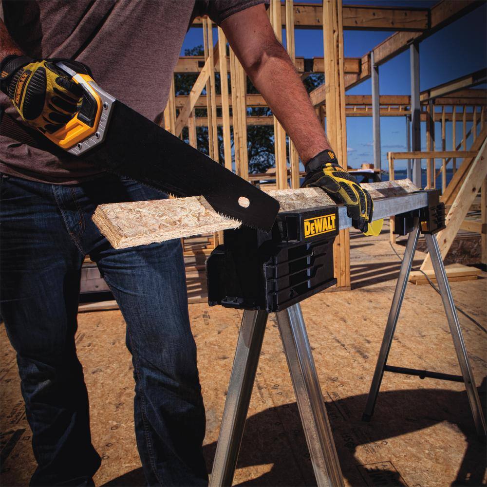 DEWALT 32 in. H Metal Folding Sawhorse DEWALT 32 in. H Metal Folding Sawhorse - Image 10