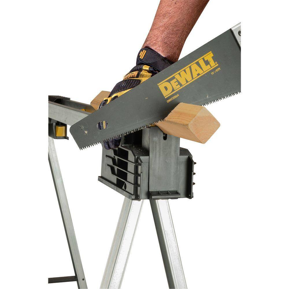 DEWALT 32 in. H Metal Folding Sawhorse DEWALT 32 in. H Metal Folding Sawhorse - Image 8