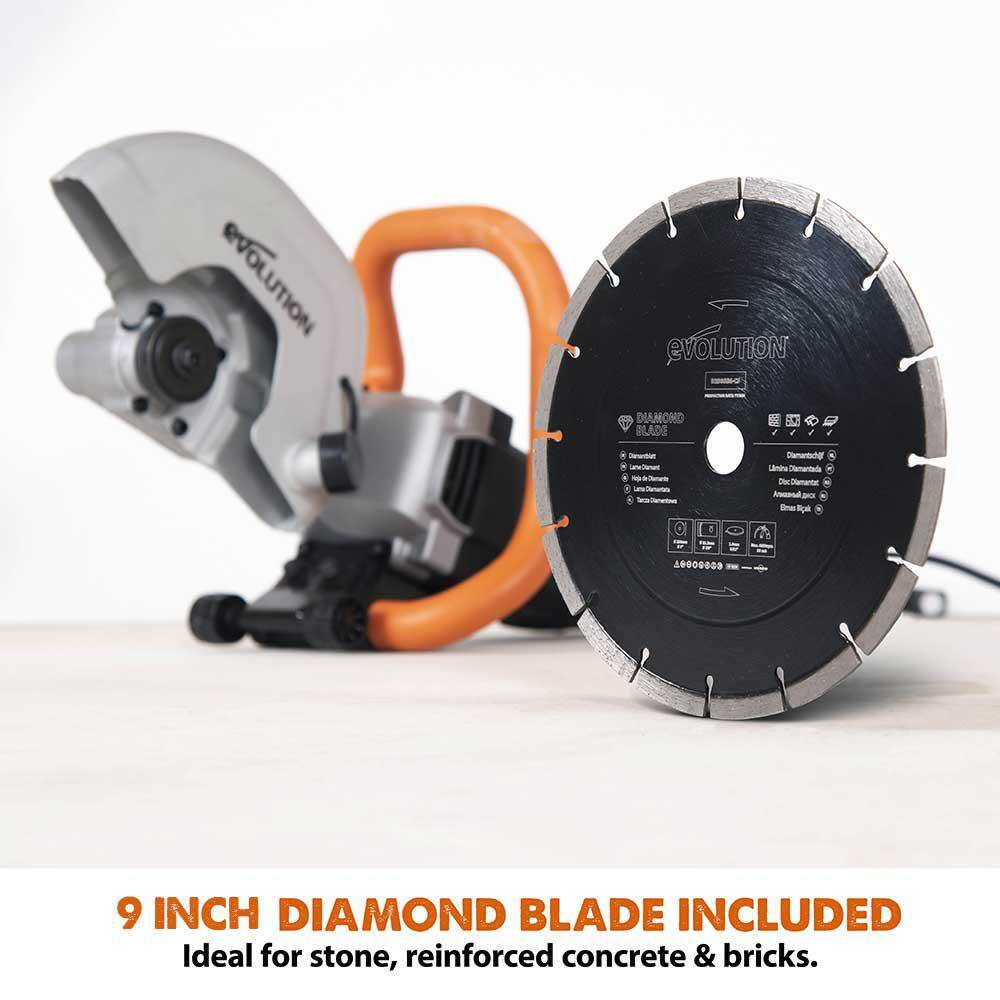 Evolution Power Tools R230DCT 9 in. Electric Concrete Saw Evolution Power Tools R230DCT 9 in. Electric Concrete Saw - Image 5