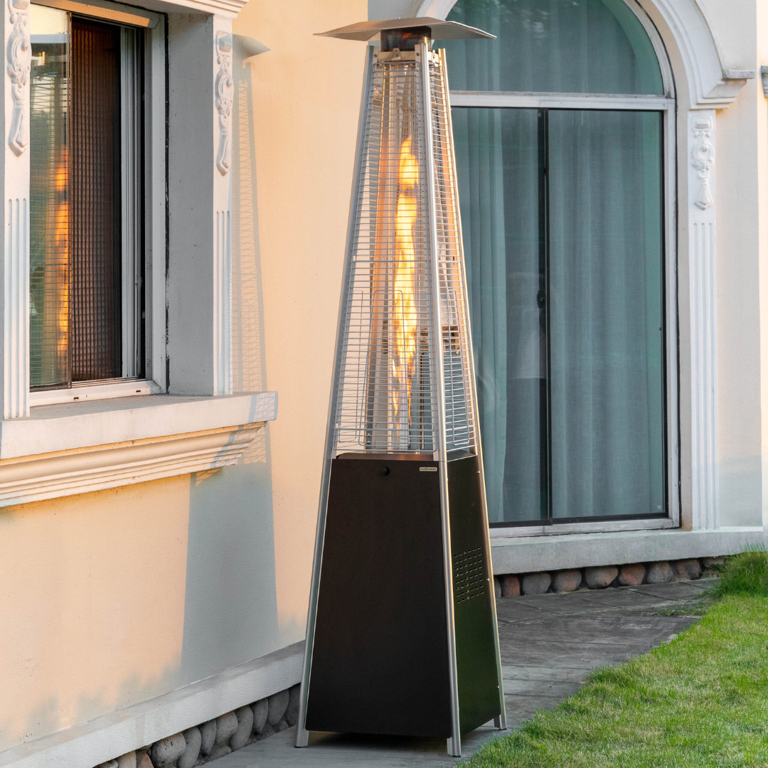Nuu Garden 48000-BTU Black Steel Floorstanding Liquid Propane Patio Heater Nuu Garden 48000-BTU Black Steel Floorstanding Liquid Propane Patio Heater