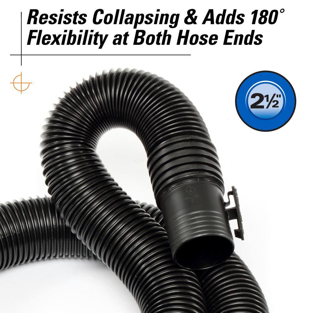RIDGID WD1956 16 Gallon 6.5 Peak HP Stainless Steel Shop Vac Wet Dry Vacuum with Fine Dust Filter, Hose and Accessory Attachments RIDGID WD1956 16 Gallon 6.5 Peak HP Stainless Steel Shop Vac Wet Dry Vacuum with Fine Dust Filter, Hose and Accessory Attachments - Image 8