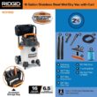 RIDGID WD1956 16 Gallon 6.5 Peak HP Stainless Steel Shop Vac Wet Dry Vacuum with Fine Dust Filter, Hose and Accessory Attachments RIDGID WD1956 16 Gallon 6.5 Peak HP Stainless Steel Shop Vac Wet Dry Vacuum with Fine Dust Filter, Hose and Accessory Attachments
