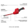 Milwaukee M12 FUEL 8 in. 12V Lithium-Ion Brushless Cordless Battery Hedge Trimmer (Tool-Only)