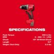 Milwaukee M18 18V Lithium-Ion Brushless Cordless 1/2 in. Compact Drill/Driver (Tool-Only) Milwaukee M18 18V Lithium-Ion Brushless Cordless 1/2 in. Compact Drill/Driver (Tool-Only)