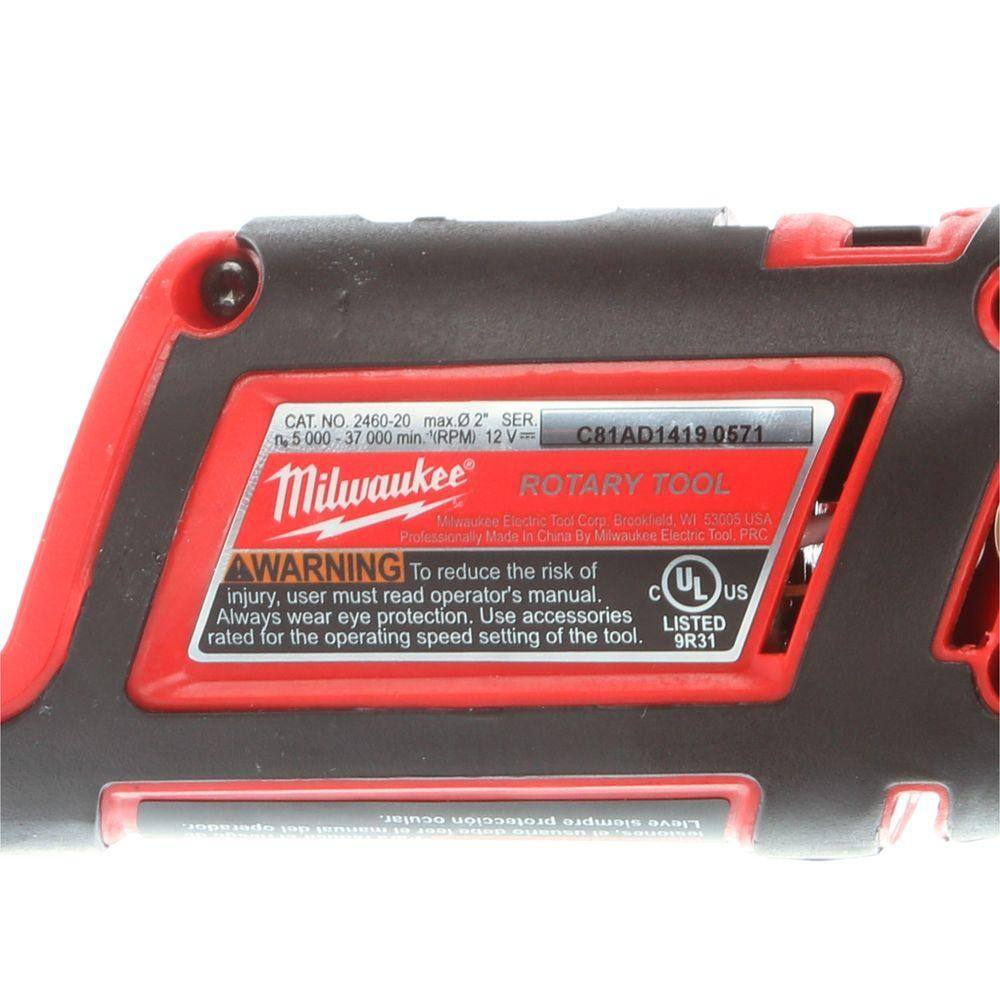Milwaukee M12 12V Lithium-Ion Cordless Rotary Tool (Tool-Only) Milwaukee M12 12V Lithium-Ion Cordless Rotary Tool (Tool-Only) - Image 5