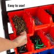 Stalwart 47-Compartment Small Parts Organizer Rack