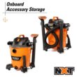 RIDGID HD1200 12 Gallon 5.0 Peak HP NXT Shop Vac Wet Dry Vacuum with General Debris Filter, Locking Hose and Accessory Attachments