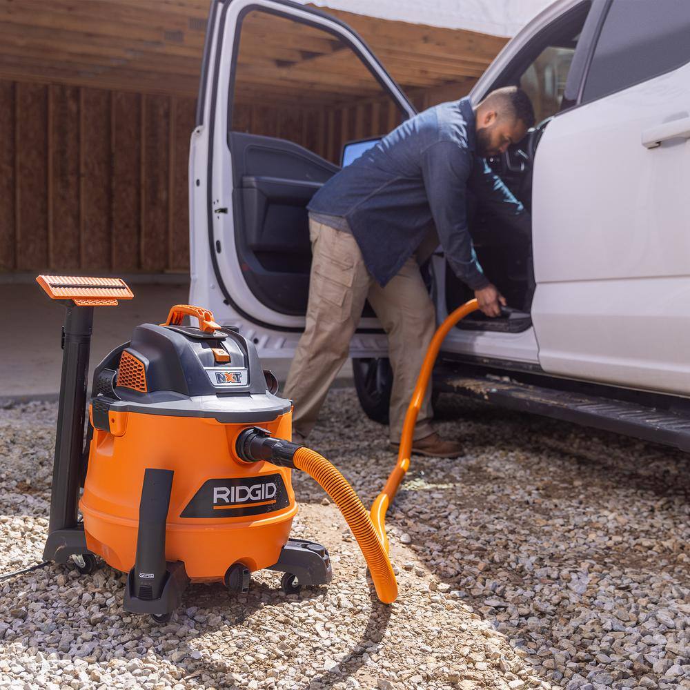 RIDGID HD1401 14 Gallon 6.0 Peak HP NXT Shop Vac Wet Dry Vacuum with Fine Dust Filter, Hose, Accessories and Car Cleaning Kit RIDGID HD1401 14 Gallon 6.0 Peak HP NXT Shop Vac Wet Dry Vacuum with Fine Dust Filter, Hose, Accessories and Car Cleaning Kit - Image 10