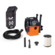 RIDGID WD5500 5 Gal. 5.0 Peak HP Portable Wall Mount Shop Vac Wet Dry Vacuum with Filter, Two Locking Hoses and Accessory Attachments