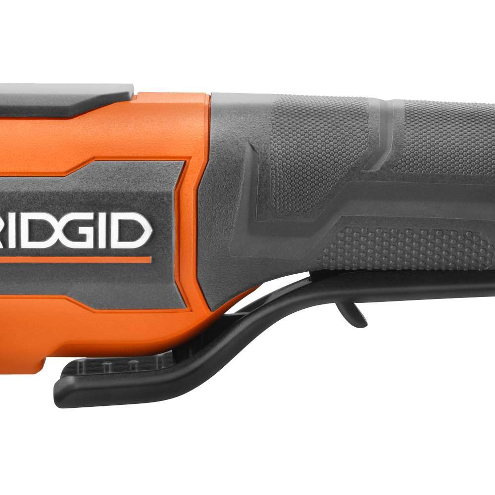 RIDGID 18V Brushless Cordless 4-1/2 in. Paddle Switch Angle Grinder (Tool Only) RIDGID 18V Brushless Cordless 4-1/2 in. Paddle Switch Angle Grinder (Tool Only) - Image 10