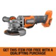 RIDGID 18V Brushless Cordless 4-1/2 in. Paddle Switch Angle Grinder (Tool Only) RIDGID 18V Brushless Cordless 4-1/2 in. Paddle Switch Angle Grinder (Tool Only)