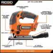 RIDGID R86345KSB 18V Cordless Jig Saw Kit with 2.0 Ah Lithium-Ion Battery and Charger