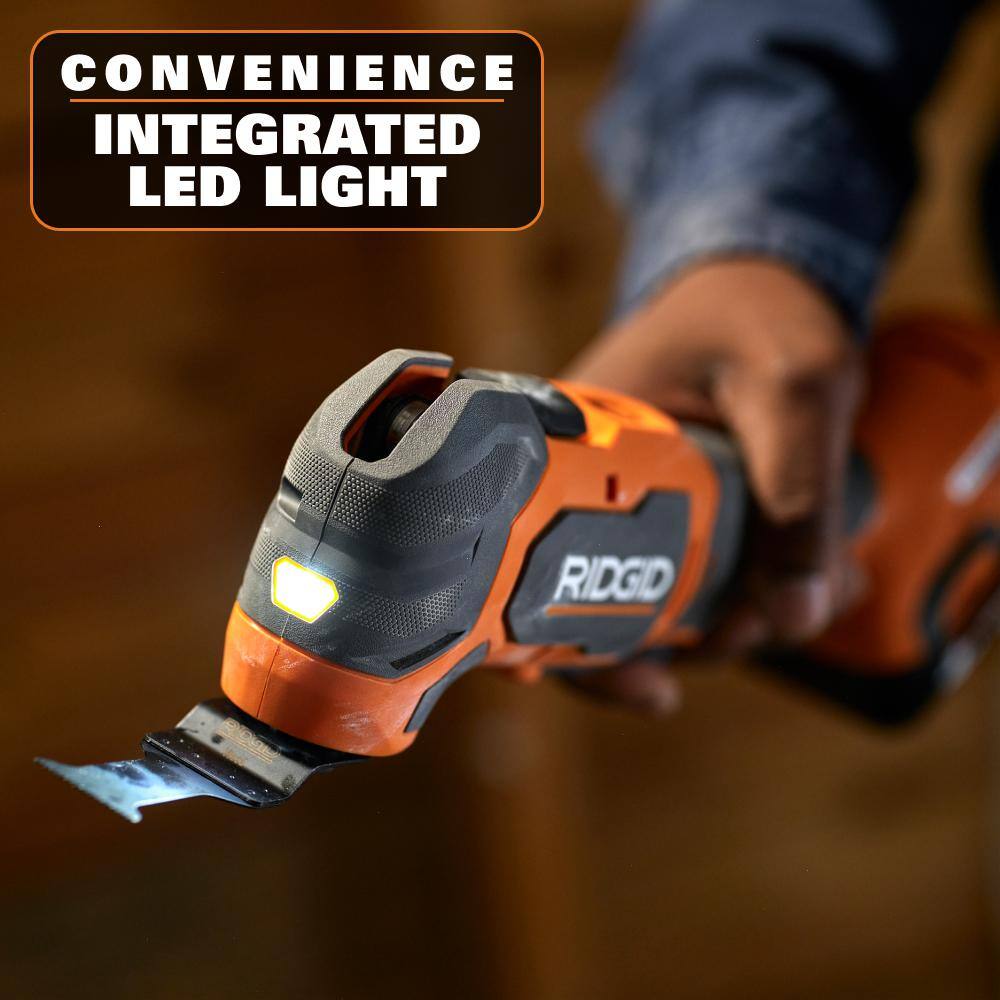 RIDGID 18V Brushless Cordless Multi-Tool (Tool Only) RIDGID 18V Brushless Cordless Multi-Tool (Tool Only) - Image 8
