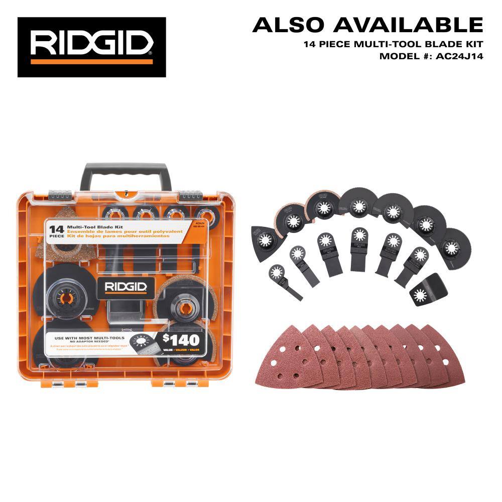 RIDGID 18V Brushless Cordless Multi-Tool (Tool Only) RIDGID 18V Brushless Cordless Multi-Tool (Tool Only) - Image 12
