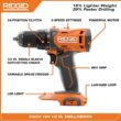 RIDGID R86001K 18V Cordless 1/2 in. Drill/Driver Kit with (1) 2.0 Ah Battery and Charger