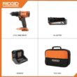 RIDGID R86001K 18V Cordless 1/2 in. Drill/Driver Kit with (1) 2.0 Ah Battery and Charger
