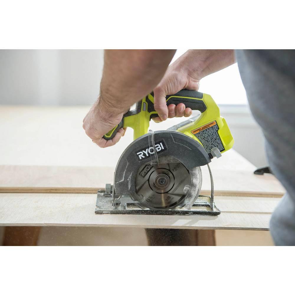 RYOBI ONE+ 18V Lithium-Ion Kit with 2.0 Ah and 4.0 Ah Batteries, Charger, and Free ONE+ 18V Cordless 5-1/2 in. Circular Saw RYOBI ONE+ 18V Lithium-Ion Kit with 2.0 Ah and 4.0 Ah Batteries, Charger, and Free ONE+ 18V Cordless 5-1/2 in. Circular Saw - Image 5