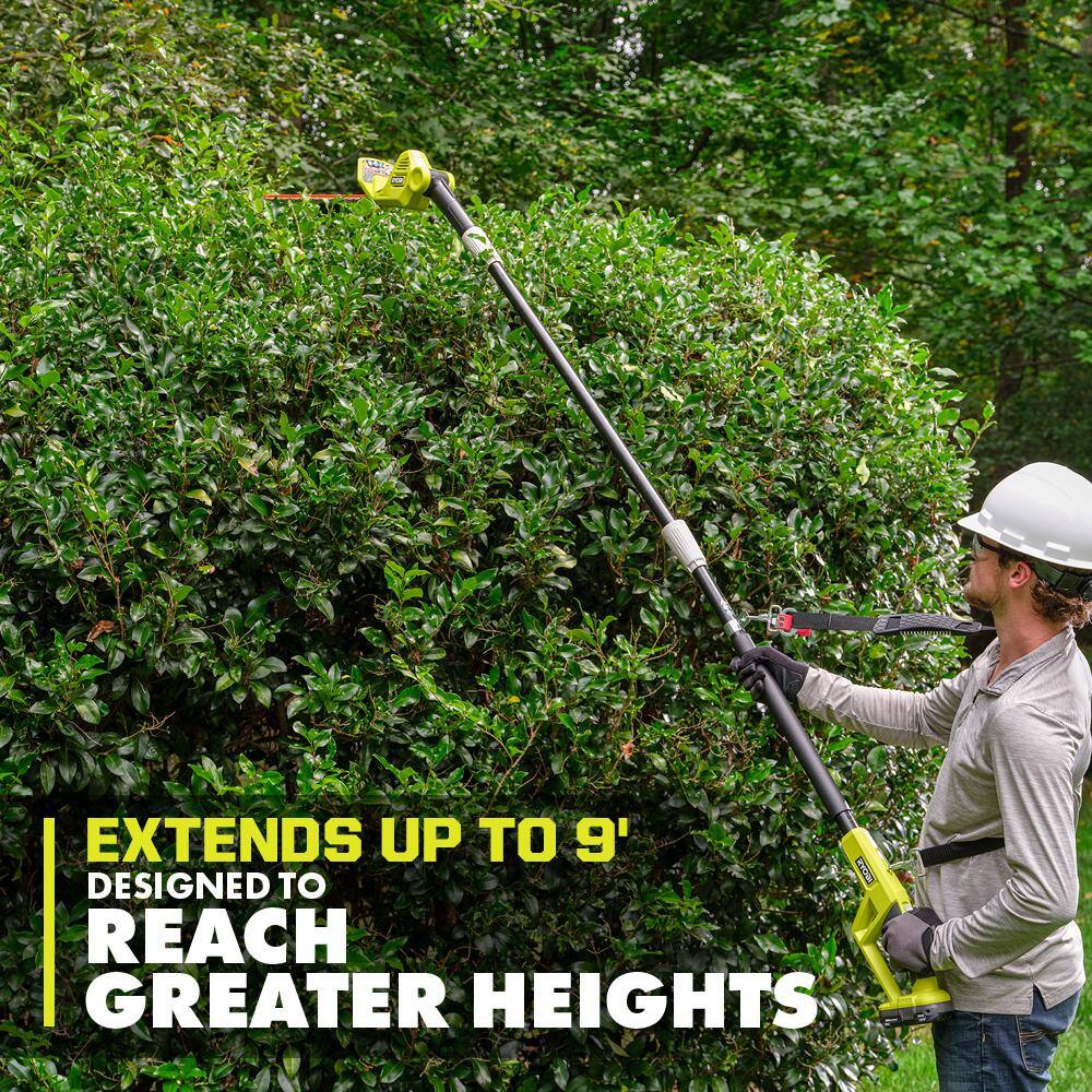 RYOBI ONE+ 18V 18in. Cordless Battery Pole Hedge Trimmer (Tool Only) RYOBI ONE+ 18V 18in. Cordless Battery Pole Hedge Trimmer (Tool Only) - Image 11