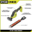RYOBI ONE+ 18V Cordless Grass Shear and Shrubber Trimmer with 2.0 Ah Battery and Charger