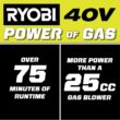RYOBI 40V 120 MPH 550 CFM Cordless Battery Blower With 4.0 Ah Battery and Charger RYOBI 40V 120 MPH 550 CFM Cordless Battery Blower With 4.0 Ah Battery and Charger