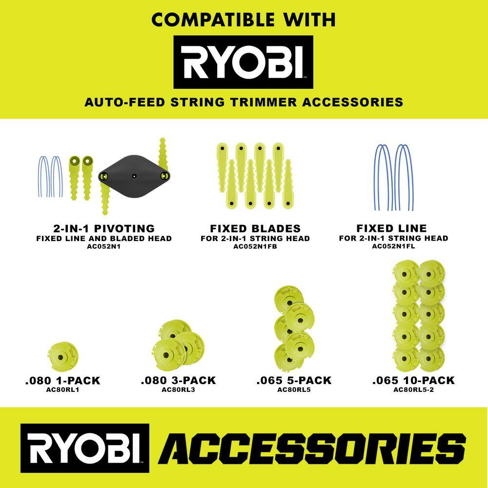 RYOBI ONE+ 18V 13 in. Cordless Battery String Trimmer (Tool Only) RYOBI ONE+ 18V 13 in. Cordless Battery String Trimmer (Tool Only) - Image 9
