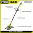 RYOBI ONE+ 18V 13 in. Cordless Battery String Trimmer (Tool Only) RYOBI ONE+ 18V 13 in. Cordless Battery String Trimmer (Tool Only)