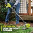 RYOBI ONE+ 18V 13 in. Cordless Battery String Trimmer/Edger with Extra 3-Pack of Spools (Tool Only) RYOBI ONE+ 18V 13 in. Cordless Battery String Trimmer/Edger with Extra 3-Pack of Spools (Tool Only)