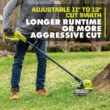 RYOBI ONE+ 18V 13 in. Cordless Battery String Trimmer/Edger with 4.0 Ah Battery and Charger