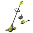 RYOBI ONE+ 18V 13 in. Cordless Battery String Trimmer/Edger with 4.0 Ah Battery and Charger
