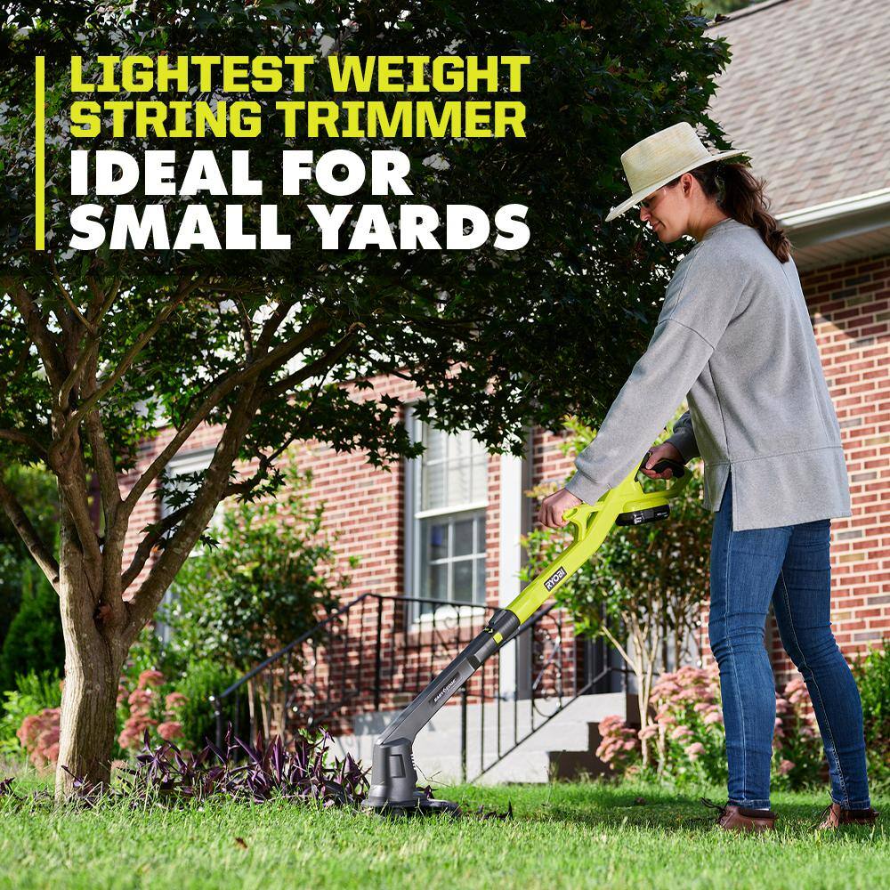 RYOBI ONE+ 18V 10 in. Cordless Battery String Trimmer/Edger (Tool Only) RYOBI ONE+ 18V 10 in. Cordless Battery String Trimmer/Edger (Tool Only) - Image 8
