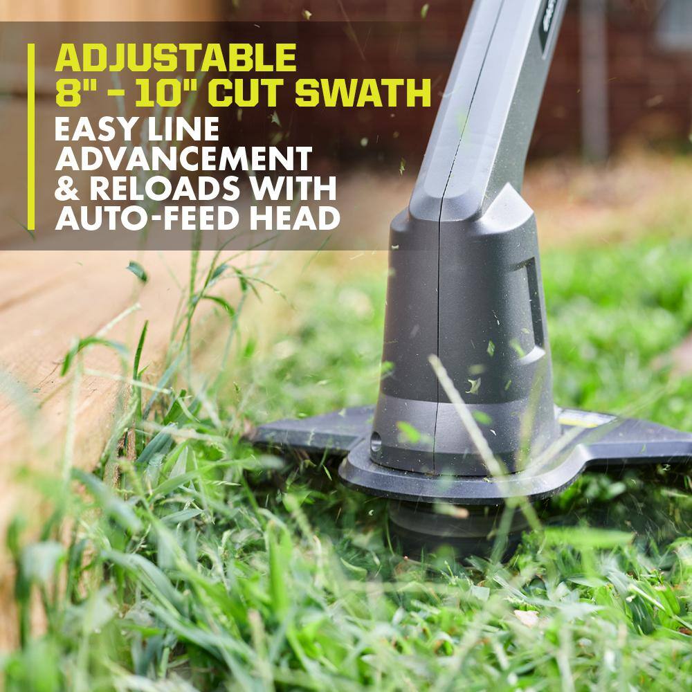 RYOBI ONE+ 18V 10 in. Cordless Battery String Trimmer/Edger (Tool Only) RYOBI ONE+ 18V 10 in. Cordless Battery String Trimmer/Edger (Tool Only) - Image 6