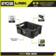 RYOBI LINK Rolling Tool Box with LINK Medium Tool Box and LINK Tool Crate