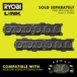 RYOBI LINK Rolling Tool Box with LINK Medium Tool Box and LINK Tool Crate