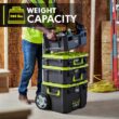 RYOBI LINK Rolling Tool Box with LINK Medium Tool Box and LINK Tool Crate