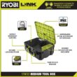 RYOBI LINK Rolling Tool Box with LINK Medium Tool Box and LINK Tool Crate