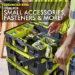 RYOBI LINK Rolling Tool Box with LINK Medium Tool Box and LINK Tool Crate
