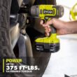 RYOBI ONE+ 18V Cordless 1/2 in. Impact Wrench Kit with 4.0 Ah Battery and Charger RYOBI ONE+ 18V Cordless 1/2 in. Impact Wrench Kit with 4.0 Ah Battery and Charger