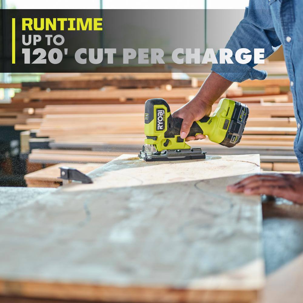 RYOBI ONE+ HP 18V Brushless Cordless Compact Barrel Grip Jig Saw (Tool Only) RYOBI ONE+ HP 18V Brushless Cordless Compact Barrel Grip Jig Saw (Tool Only) - Image 10