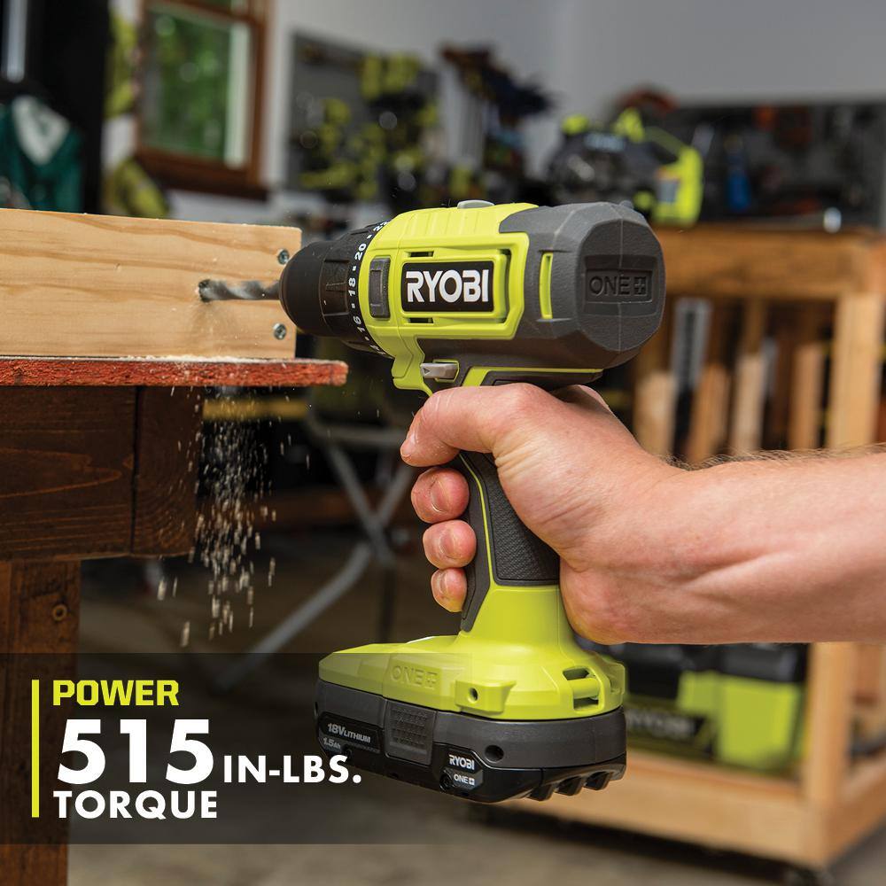 RYOBI ONE+ 18V Cordless 1/2 in. Drill/Driver (Tool Only) RYOBI ONE+ 18V Cordless 1/2 in. Drill/Driver (Tool Only) - Image 9