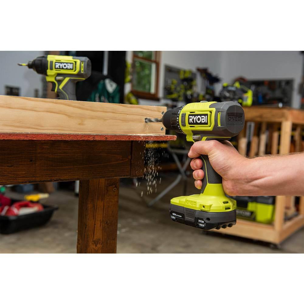RYOBI ONE+ 18V Cordless 1/2 in. Drill/Driver (Tool Only) RYOBI ONE+ 18V Cordless 1/2 in. Drill/Driver (Tool Only) - Image 6