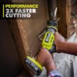 RYOBI ONE+ HP 18V Brushless Cordless Compact One-Handed Reciprocating Saw (Tool Only)